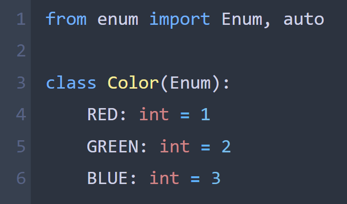 Python enum